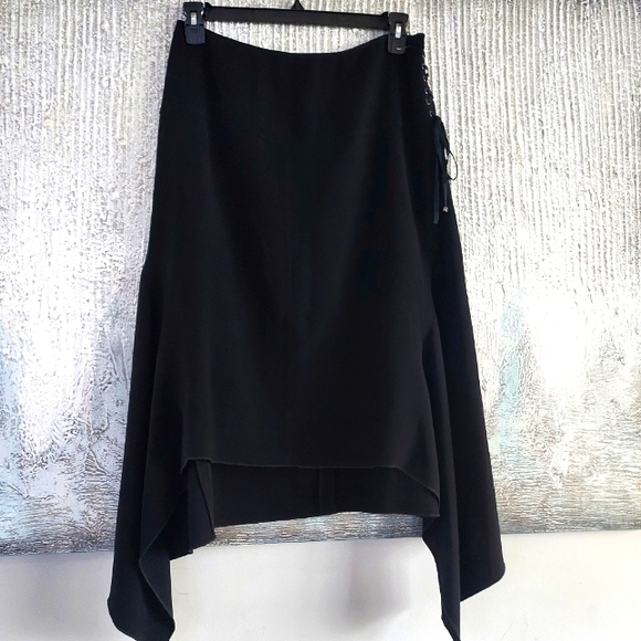 Per Se Dresses & Skirts - Per Se Carlisle Elegant Black Asymmetrical Skirt Sz-8